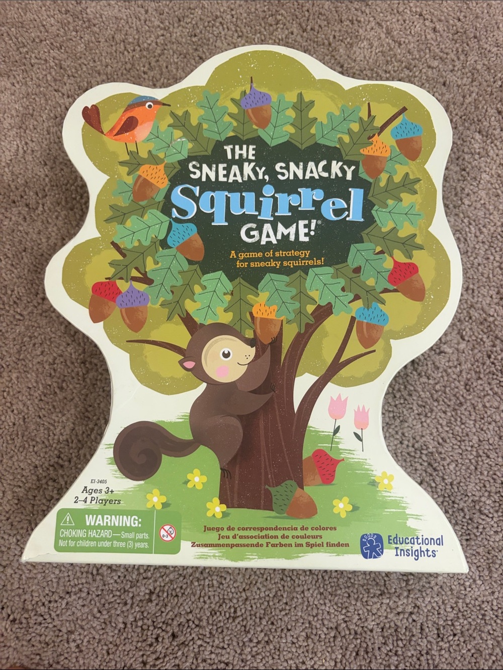 The Sneaky, Snacky Squirrel Game - Green